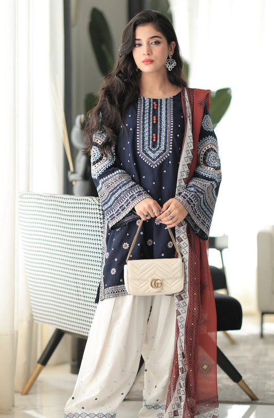 Best Selling - Rangrez - 3 PC Suit